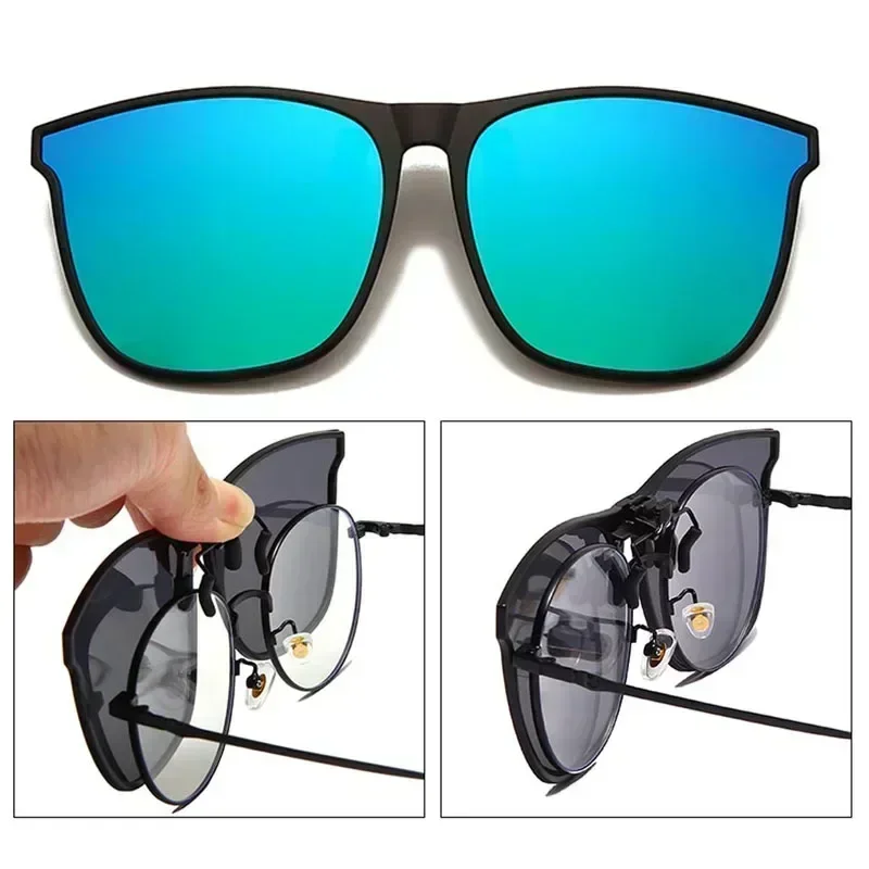 Sunglasses Uv400 - 1Pc Gepolariseerde Clip-on Zonnebril Heren Fotochromatische