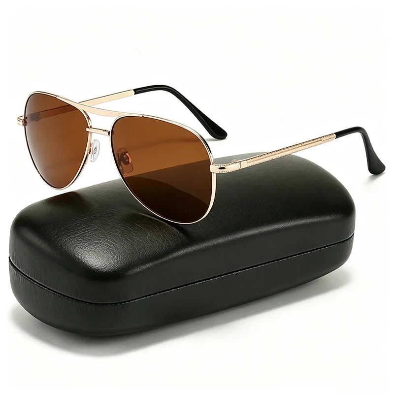 Sunglasses Uv400 - Dubbele bril met gepolariseerde glazen, voor