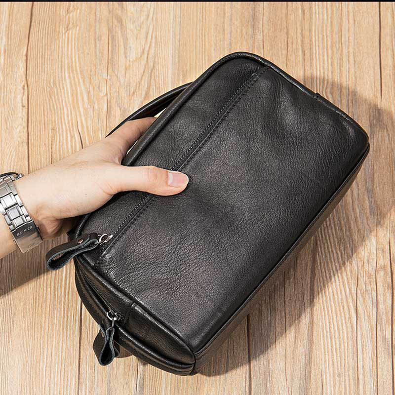 Leather Wallet Men - Luufan Mannen Clutch Bag Zachte Lederen