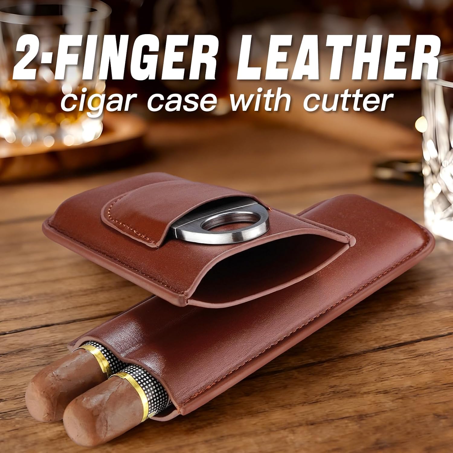 Draagbare sigarenkoker van lee - Premium Cigar Case recensie en prijs