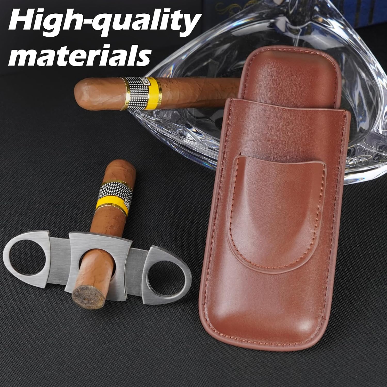 Draagbare sigarenkoker van lee - Premium Cigar Case recensie en prijs