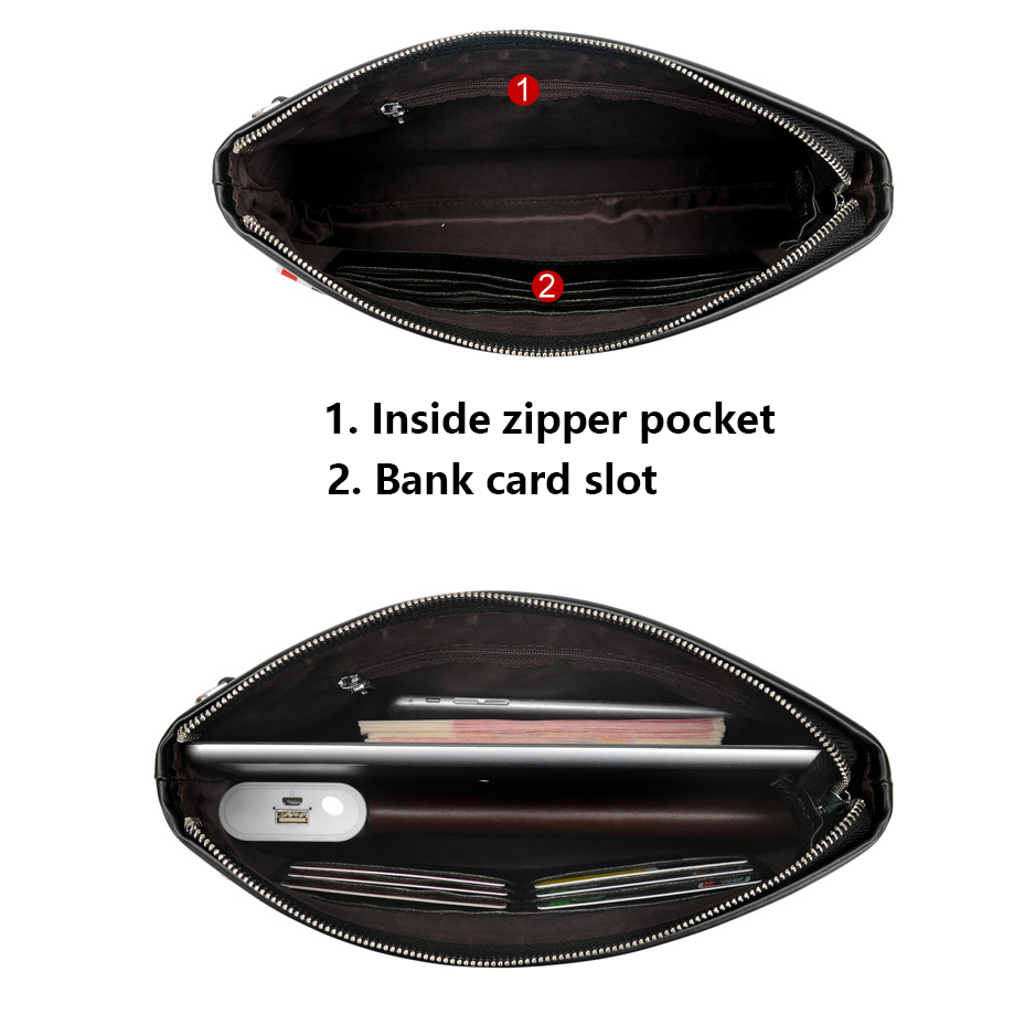 Luxe merk herenportemonnee van - Leather Wallet Men recensie en prijs