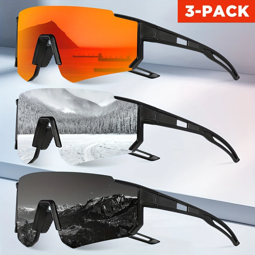 1/3PCS Oversize Outdoor Fietsb - Sunglasses Uv400 recensie en prijs