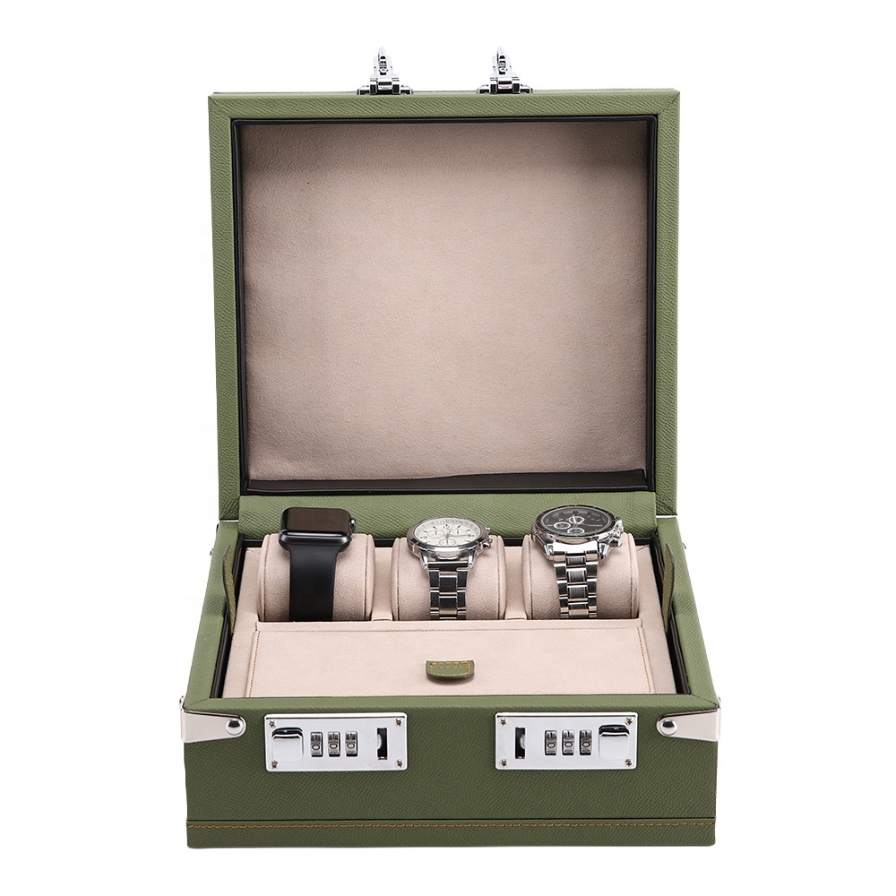 Horlogekoffer van premium kwal - Leather Briefcase recensie en prijs
