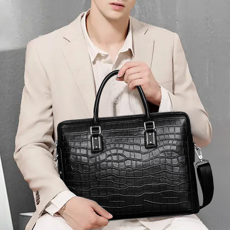Nieuwe, authentieke leren here - Leather Briefcase recensie en prijs