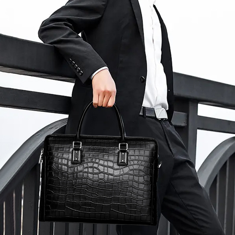 Nieuwe, authentieke leren here - Leather Briefcase recensie en prijs