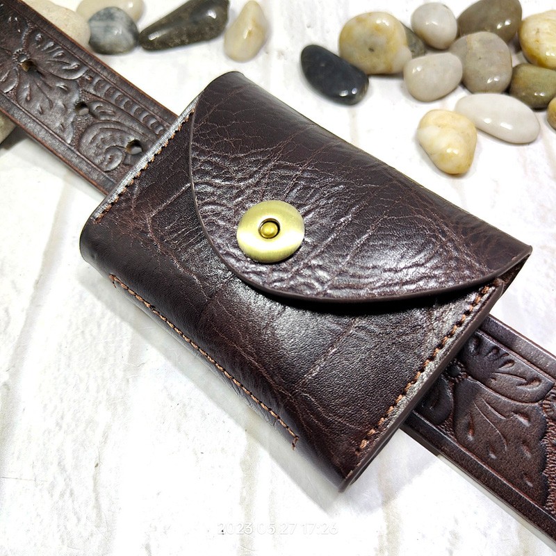 Blongk Mini Heuptas Dunne Riem - Leather Wallet Men recensie en prijs
