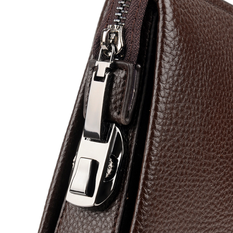 Mannelijke lange geldportefeui - Leather Wallet Men recensie en prijs