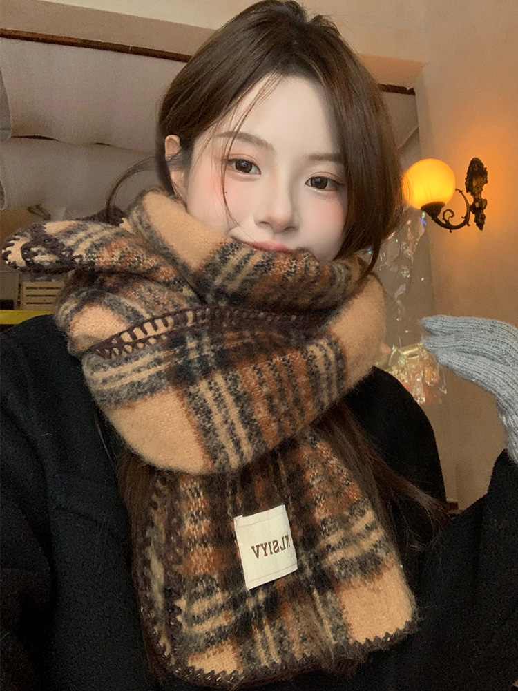 Bruine geruite sjaal, unisex,  - Cashmere Scarf recensie en prijs